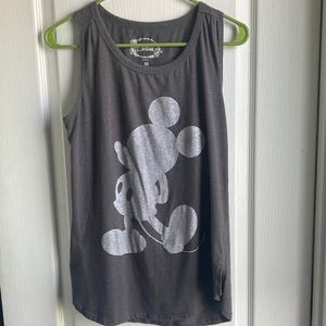 Disney Mickey Mouse sleeveless top with split side hem M
